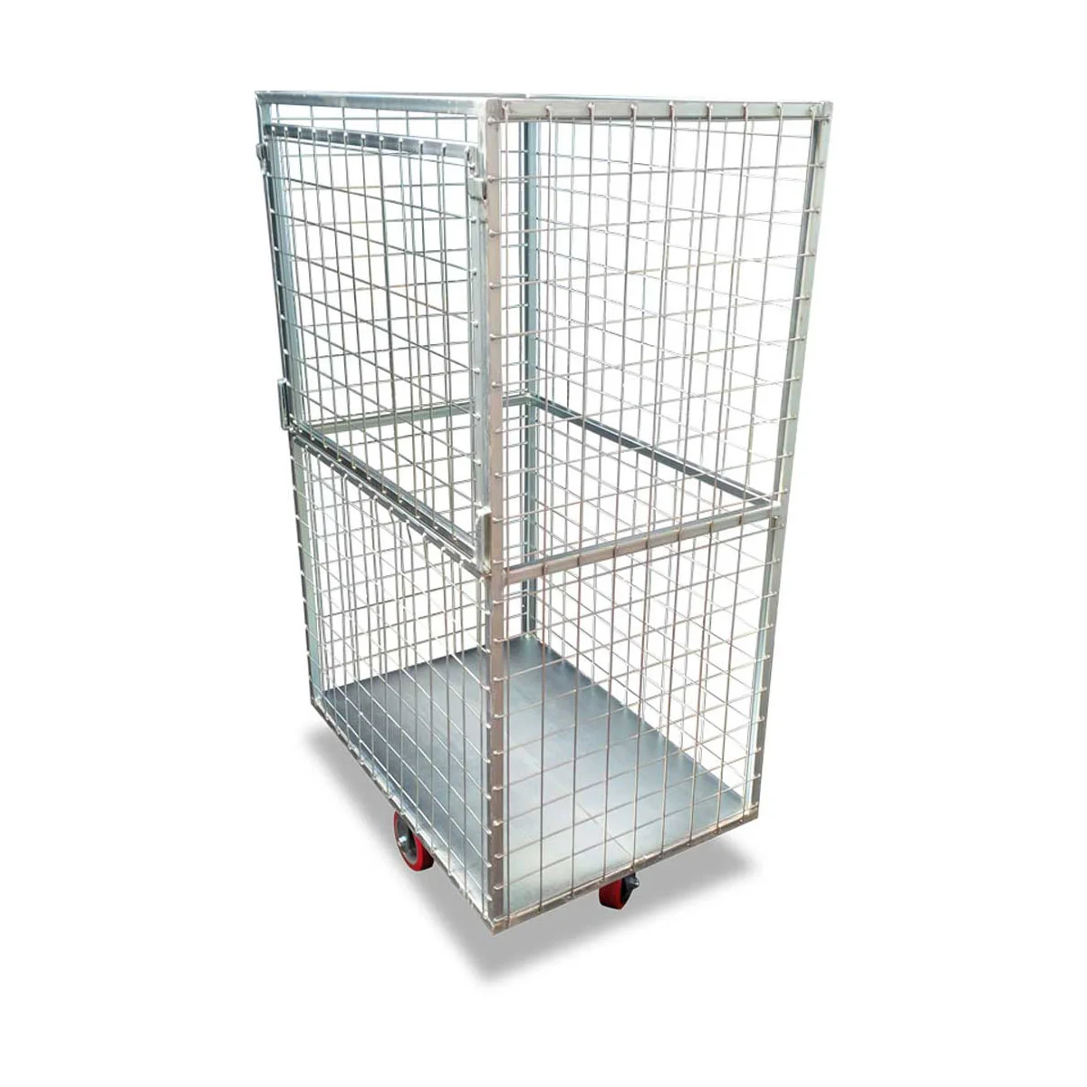 Split Door Laundry Cage Trolley