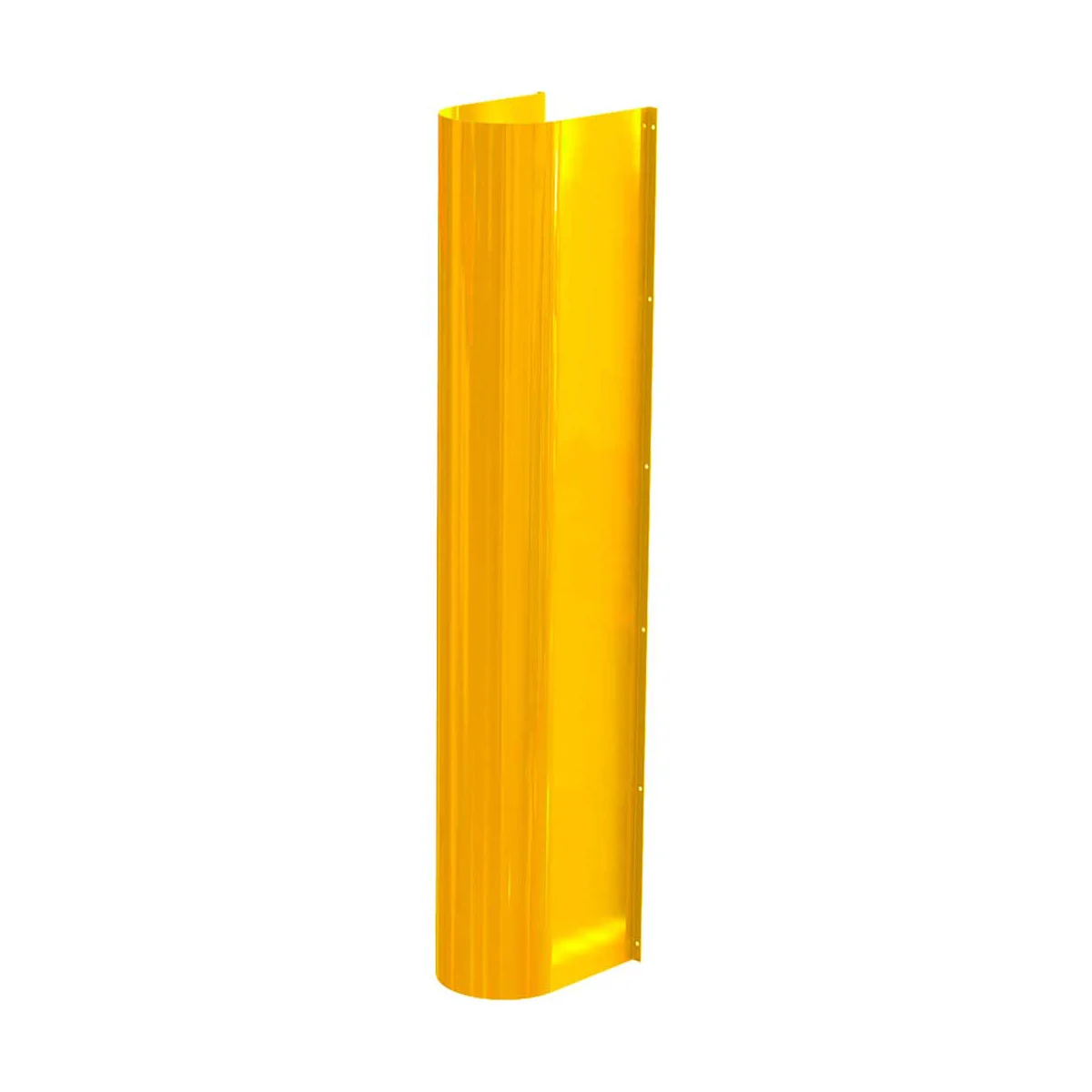 Yellow Downpipe Protector Metal
