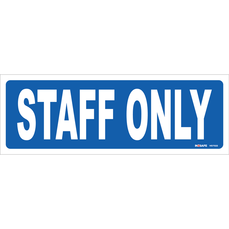 Staff Only Sign Printable Free