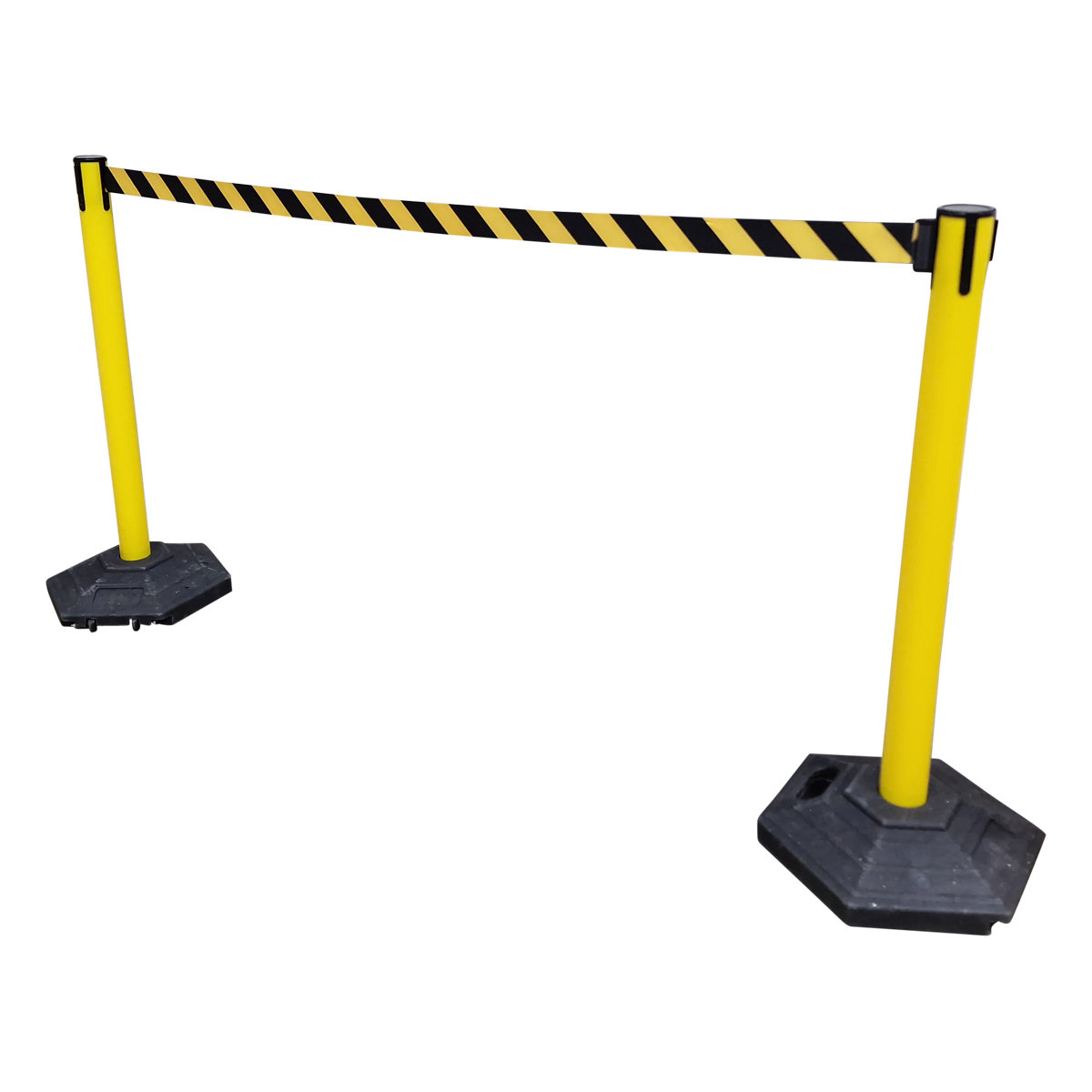 Mobile Post Belt Barrier