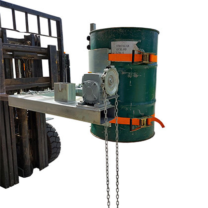 Buy Drum Rotator Chain Operated  in Forklift Attachments available at Astrolift NZ